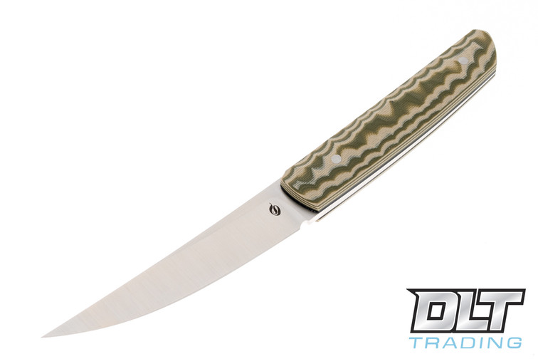 Sliwkosky Kwaiken - Desert & Olive G-10 - Black Liners
