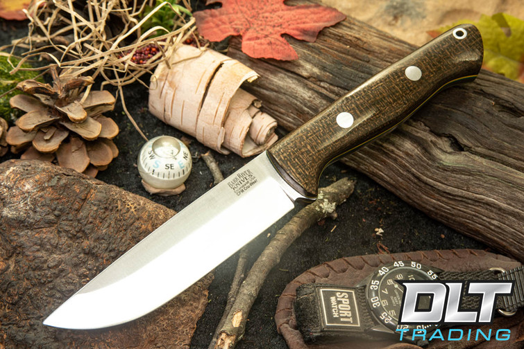 Bark River Bravo 1.25 LT Cru-Wear OD Green Burlap - Green & Yellow Liners - Rampless