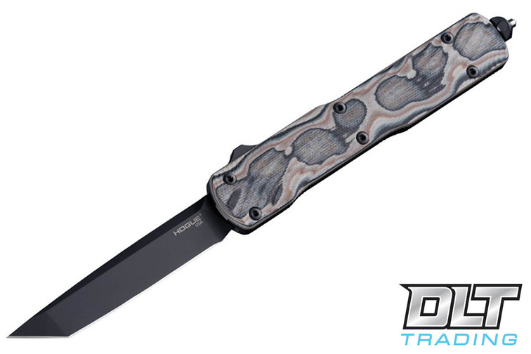 Hogue Counterstrike Auto - Tanto Black Blade - G-Mascus Dark Earth G-10 & Aluminum