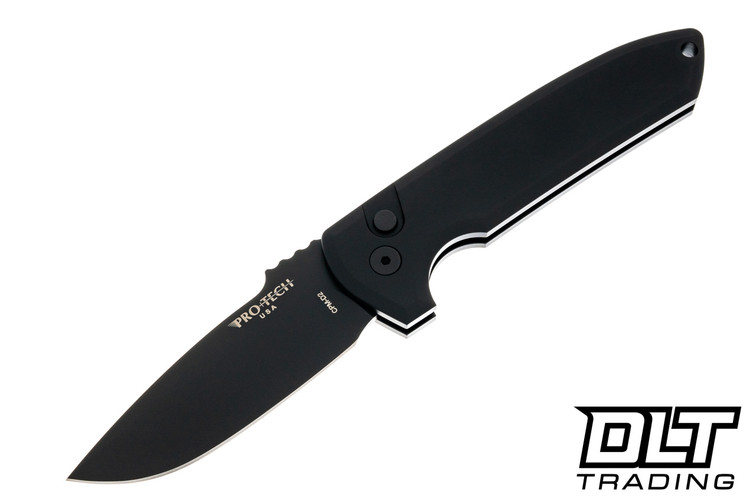 Pro-Tech Rockeye - Black Handle - Black D2 Blade