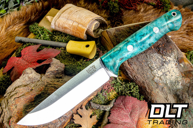 Bark River Bravo 1.25 LT 3V Teal Maple Burl - Rampless #1