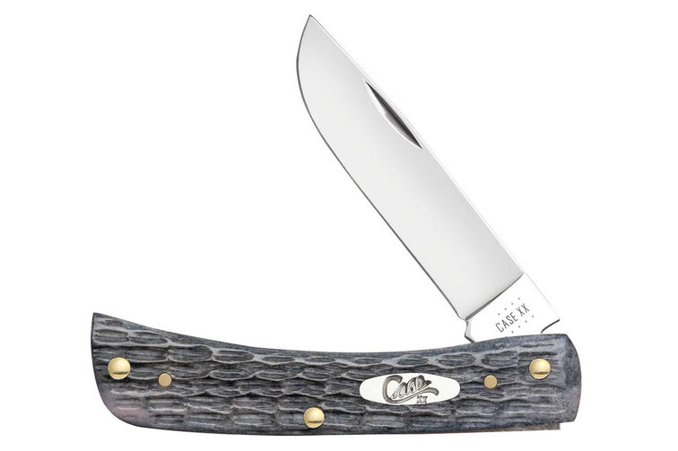 Case Sod Buster Jr - Pocket Worn Crandall Jig Gray Bone