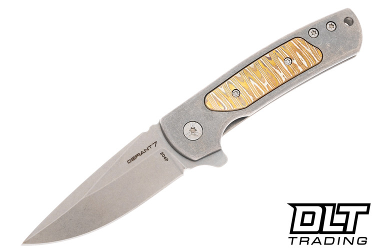 Defiant 7 Servo - Titanium - Mokume Inlay #3
