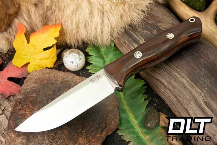 Bark River Bravo 1 A2 Desert Ironwood Burl - Mosaic Pins - Rampless #2