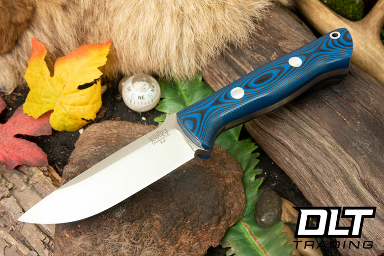 Bark River Bravo 1 A2 Blue & Black G-10