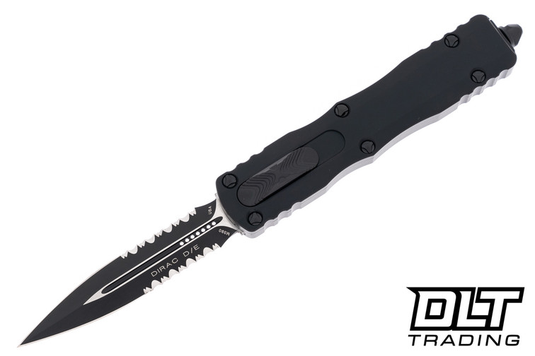 Microtech 225-2T Dirac D/E - Black Handle - Black Blade