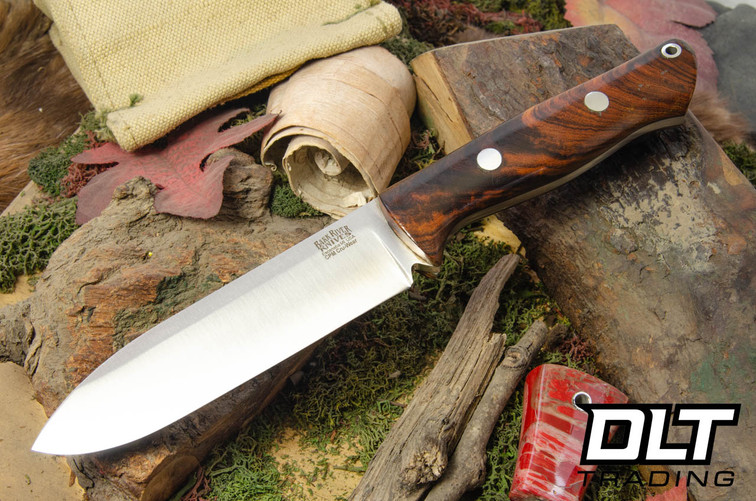 Bark River Bravo Alpha Cru-Wear Desert Ironwood Burl - Black Liners #5