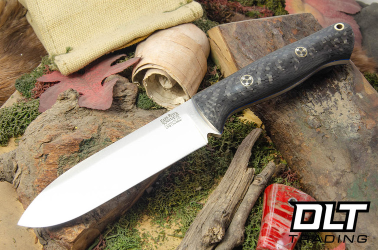 Bark River Bravo Alpha Cru-Wear Carbon Fiber - Blue Liners - Mosaic Pins