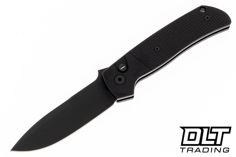 Pro-Tech Terzuola ATCF Operator - Black Handle - Black MagnaCut Blade
