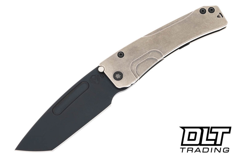Medford Slim Midi Tanto - PVD S90V - Tumbled Titanium - PVD Hardware & Clip