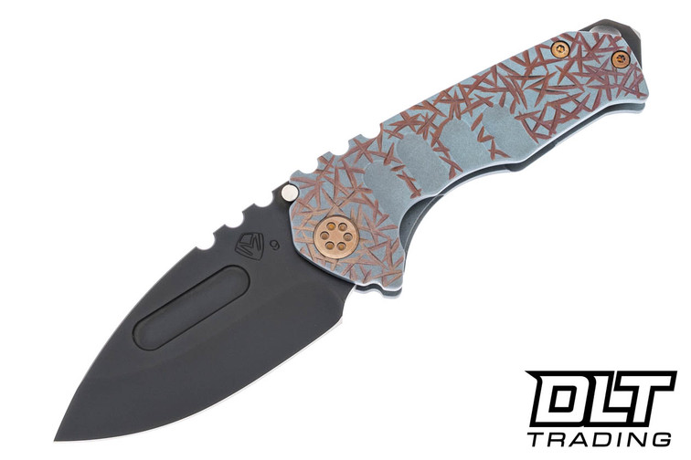 Medford Praetorian Genesis T Drop Point - PVD S90V - Sculpted Titanium - Dual Finish Clip #8