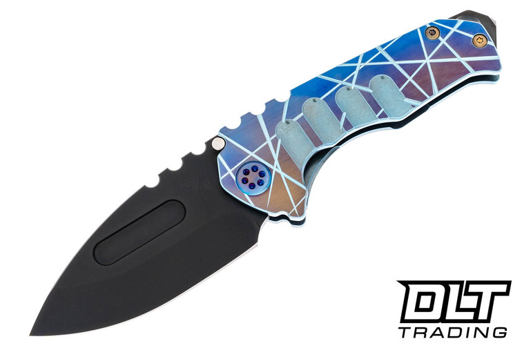 Medford Praetorian Genesis T Drop Point - PVD S90V - Sculpted Titanium - Dual Finish Clip #15