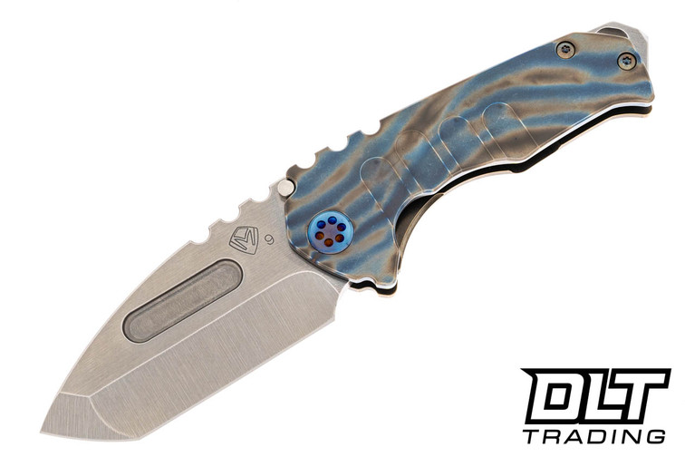 Medford Praetorian Genesis T Tanto - Tumbled S90V - Flamed & Bronze Titanium - Flamed Hardware & Clip #1