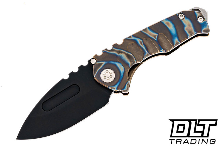 Medford Praetorian Genesis T Drop Point - PVD S90V - Flamed & Bronze Titanium #3 Medford Praetorian Genesis T Drop Point - PVD S90V - Flamed & Bronze Titanium #3