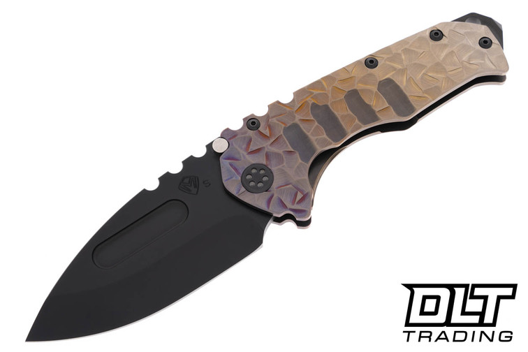 Medford Praetorian T Drop Point - PVD S35VN - Sculpted Titanium #8