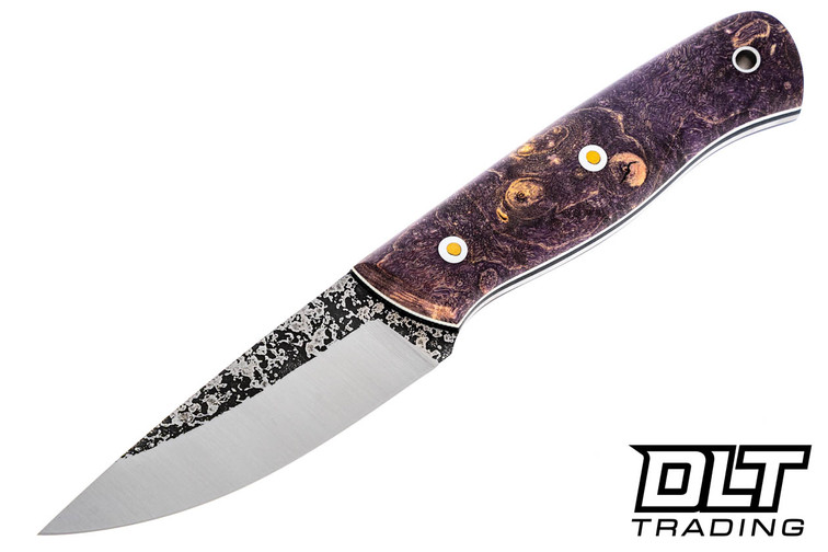 Warlander Raptor - Violet Birch Burl - Black & White Liners