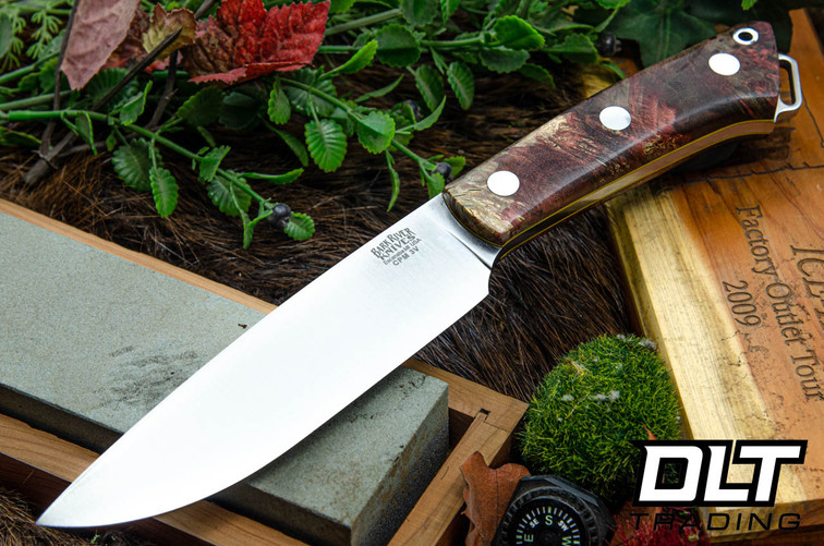 Bark River Fox River II LT 3V Cherry & Beige Maple Burl - Yellow Liners