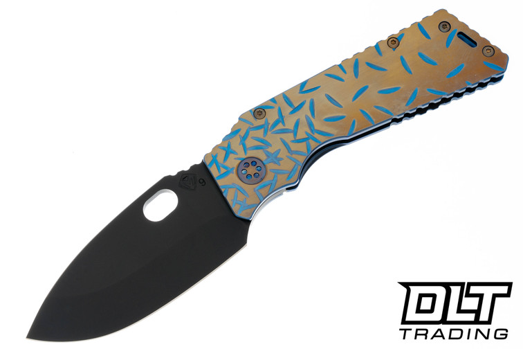 Medford TFF-1 PVD S90V - Two Tone Jasmine Fields Sculpting - Flamed Hardware & Clip #1