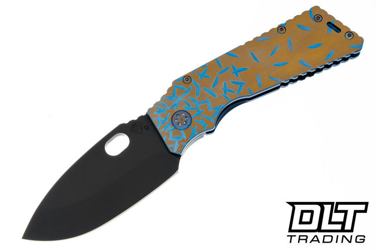 Medford TFF-1 PVD S90V - Two Tone Jasmine Fields Sculpting - Flamed Hardware & Clip #2