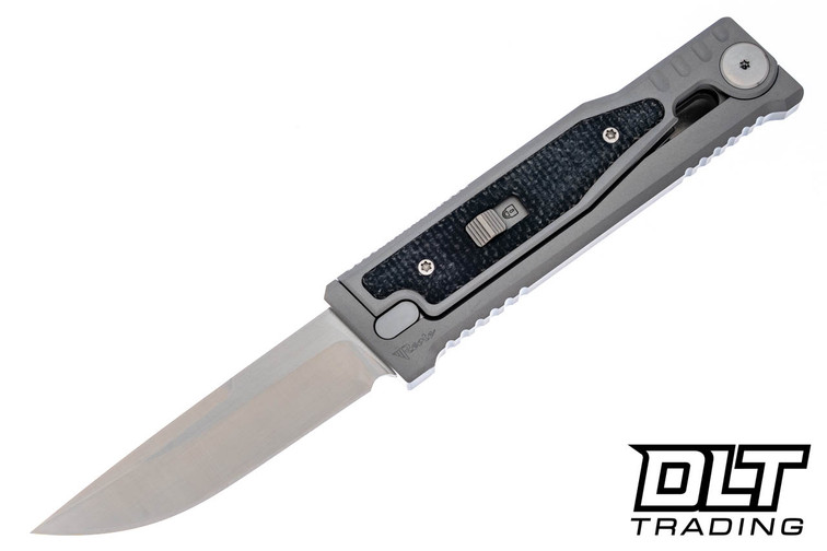 Reate EXO-M Elmax Drop Point - Black Micarta Inlay