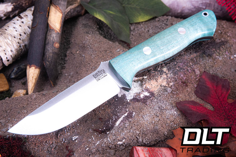 Bark River Bravo 1 Cru-Wear Sage Tigertail Maple Burl