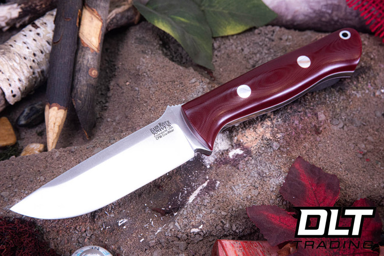 Bark River Bravo 1 Cru-Wear Red G-10 - White Liners