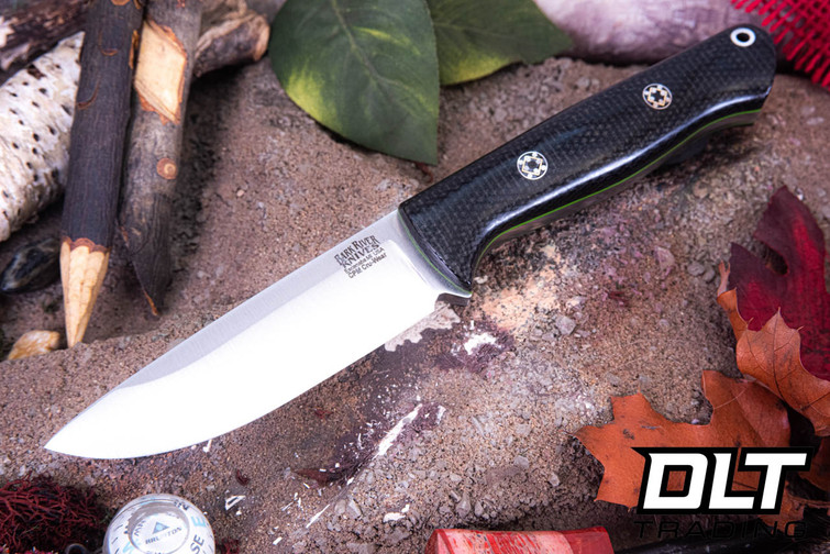 Bark River Bravo 1 Cru-Wear Duskdog Canvas - Toxic Green Liners - Mosaic Pins - Rampless