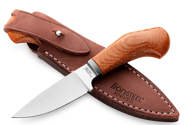 LionSteel Willy - Natural Canvas Micarta
