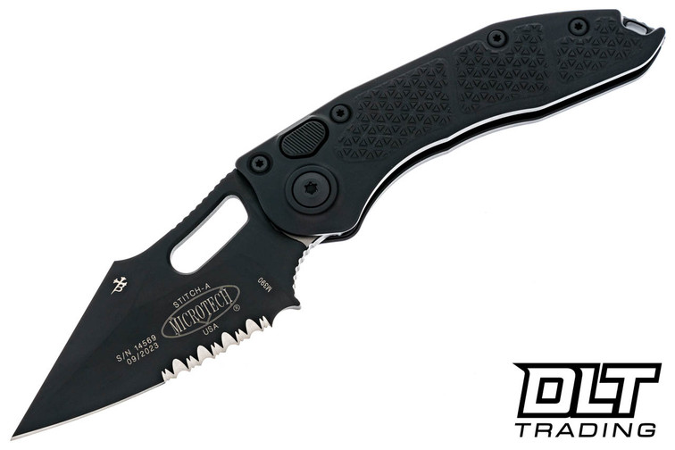 Microtech 169-2T Stitch S/E - Black Handle - Black Blade - DLT Trading