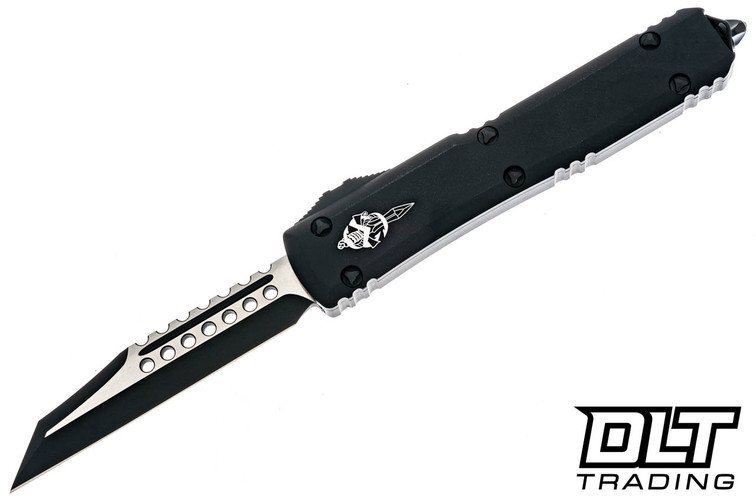 Microtech 119W-1TS Ultratech Warhound - Black Handle - Black Blade - Signature Series