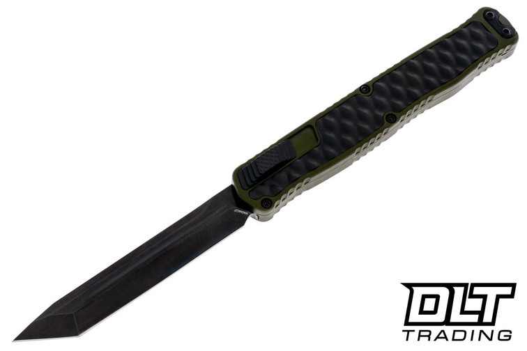 Heretic Cleric II T/E MagnaCut DLC - OD Green Chassis - Black Stainless Steel Inlay - Black Hardware & Clip