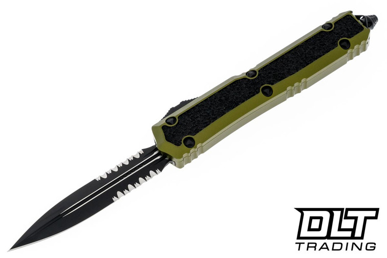 Microtech 206-2ODS Makora D/E - OD Green Handle - Black Blade - Signature Series