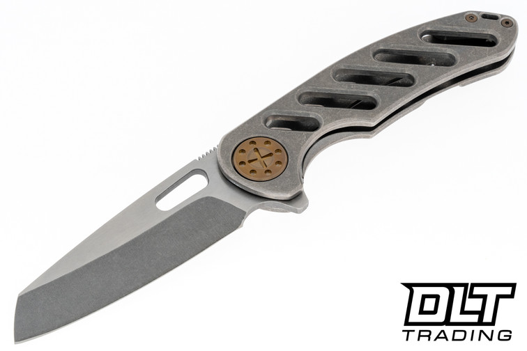 F3 studio　カタクリ Curtiss F3 Large Flipper - Wharncliffe MagnaCut - Oval-Tac Milling