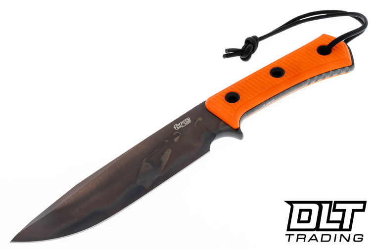 TRC Apocalypse - Blaze Orange G-10 - Apocalyptic Finish
