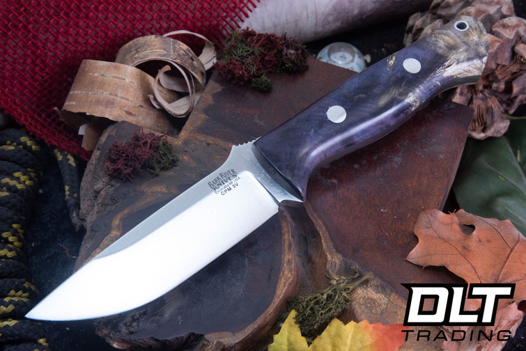 Bark River Bravo 1 3V Purple & Gold Maple Burl