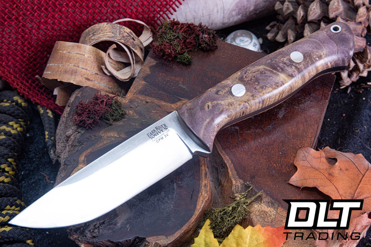 Bark River Bravo 1 3V Gold Maple Burl - Rampless