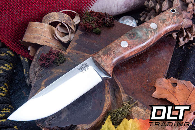 Bark River Bravo 1 3V Cherry & Green Maple Burl - Rampless