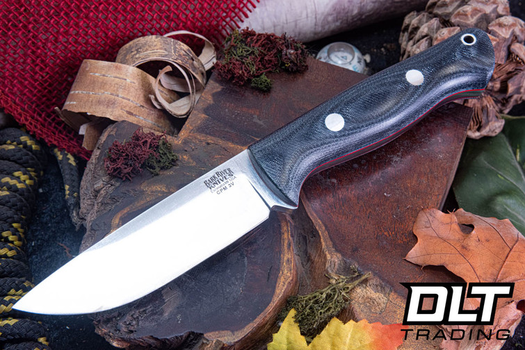 Bark River Bravo 1 3V Blue Denim - Red Liners - Rampless