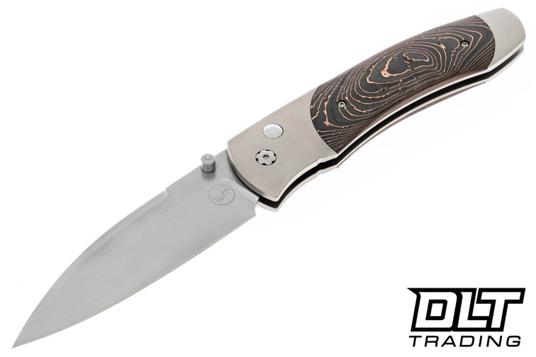 William Henry A300-6 - Titanium - Copper Swirl Carbon Fiber Inlay #3