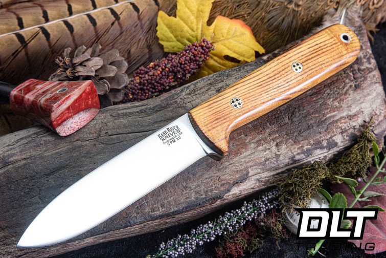 Bark River Kephart 4 3V Osage Orange - Black Liners - Mosaic Pins #1