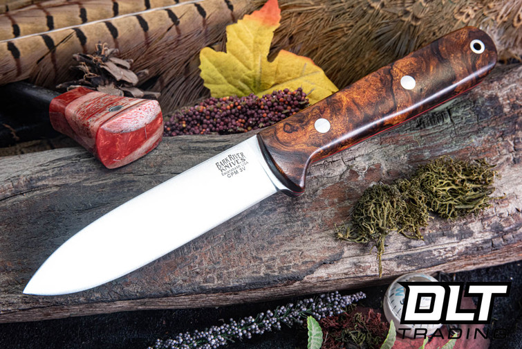 Bark River Kephart 4 3V Desert Ironwood Burl - Red Liners #6