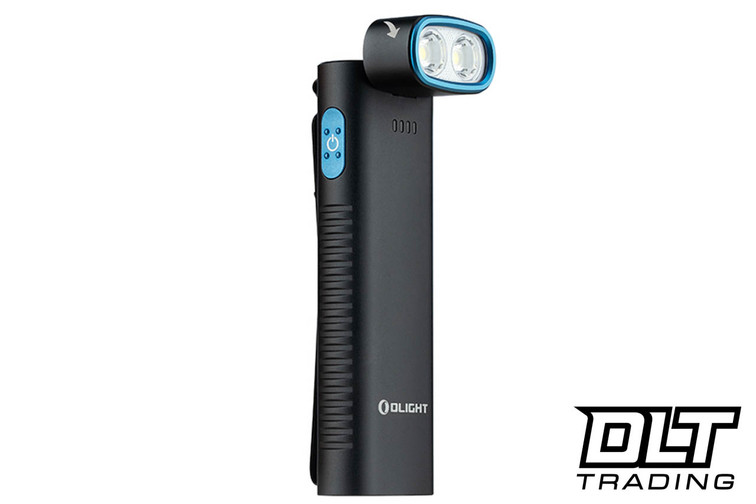 Olight Arkflex Adjustable Right Angle Flashlight - Black