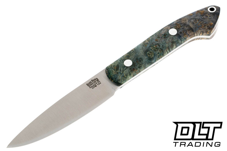 Bark River Bird & Trout CPM-154 River Green Maple Burl