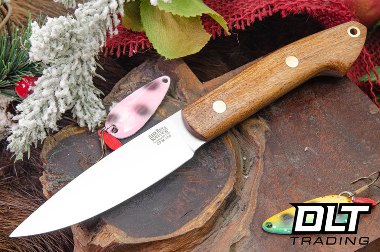 Bark River Bird & Trout CPM-154 Mesquite Burl - Brass Pins #07