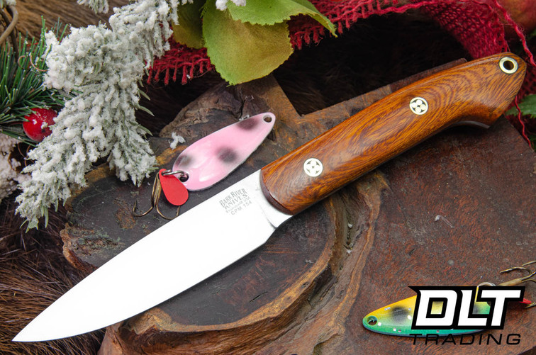 Bark River Bird & Trout CPM-154 Desert Ironwood Burl - Mosaic Pins #07