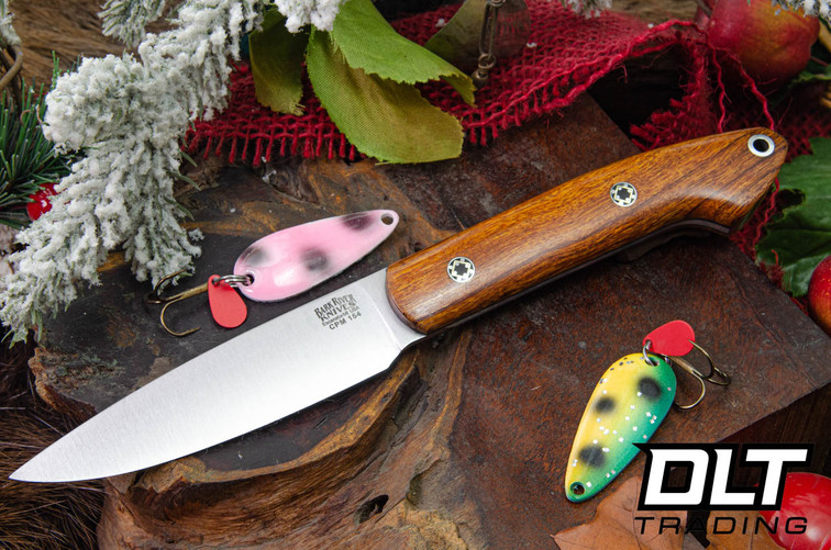 Bark River Bird & Trout CPM-154 Desert Ironwood - Black Liners - Mosaic Pins #2