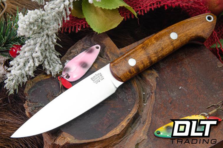 Bark River Bird & Trout CPM-154 Dark Curly Maple - Red Liners #2 Bark River Bird & Trout CPM-154 Dark Curly Maple - Red Liners #2
