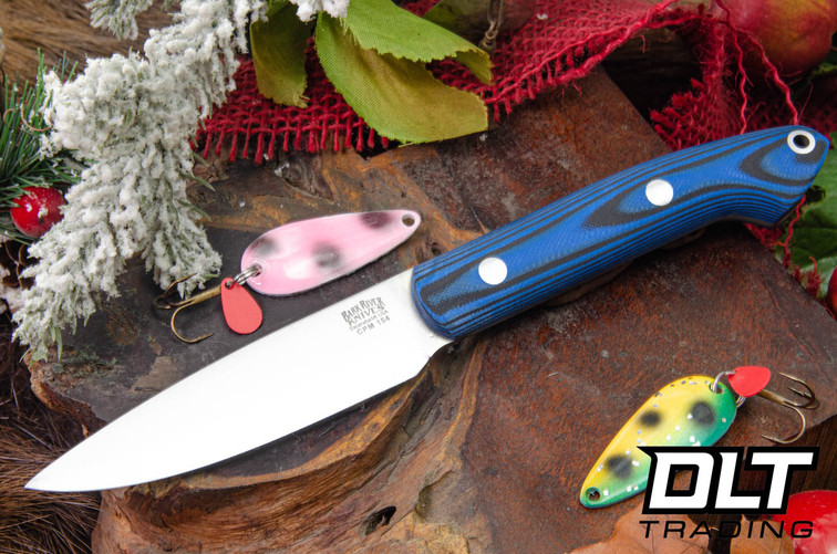 Bark River Bird & Trout CPM-154 Blue & Black Suretouch - Matte