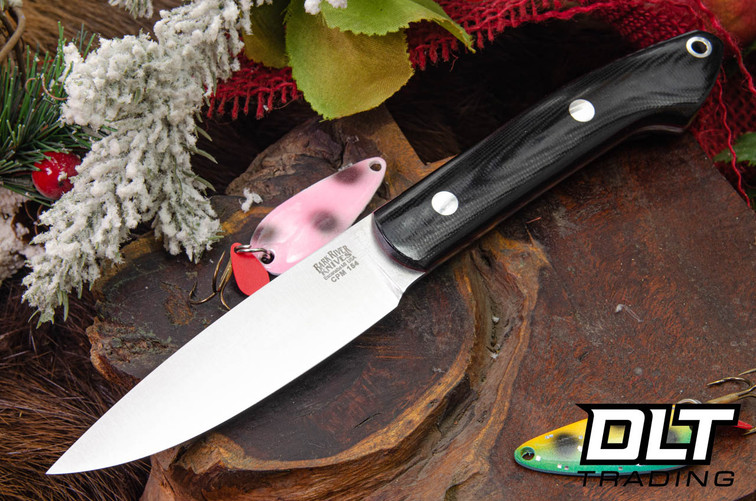 Bark River Bird & Trout CPM-154 Black G-10 - Red Liners