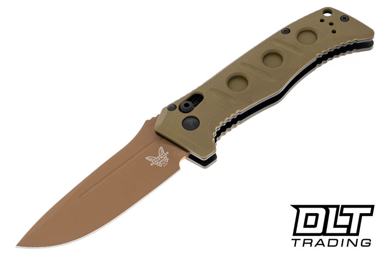 Benchmade Mini Adamas OD Green G10 CruWear Steel - 2.79oz
